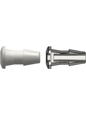 Tube to Tube Fitting Press-In Plug with Barb, 5/32
