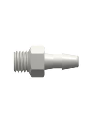 Threaded UNF Fitting 1/4-28 UNF Thread to Barb, 1/8