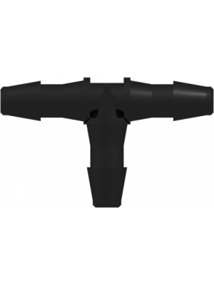 Tee Tube Fitting with 200 Series Barbs, 3/16