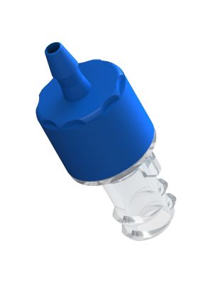 Single Use Disk Check Valve Female Luer Lock, Cracking Pressure<= 8 mbar, Filtered, ABS