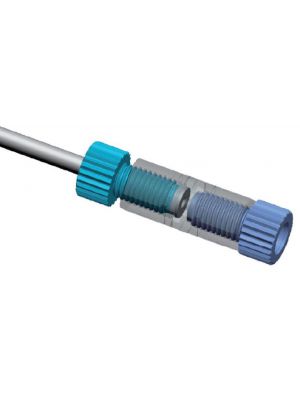 Plug Fitting 1/4-28UNF - PVDF