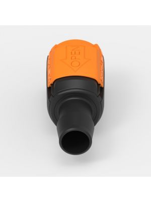 Barbed Quick Coupling Large (3), male, valved, 3/4