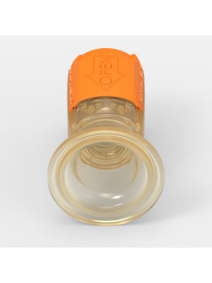 Sanitary Flange Quick Coupling Large (3), male, valved, 1 1/2