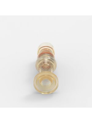 Sanitary Flange Quick Coupling Medium (2), female, valved, 3/4