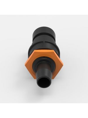 Panel Mount Quick Coupling Large (2), female, valved, 5/8