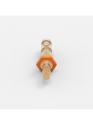 Panel Mount Quick Coupling Micro-O (3), female, open flow, 3/16