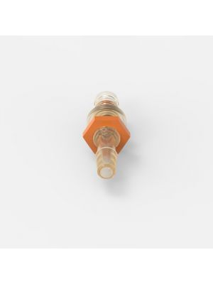 Panel Mount Quick Coupling Micro-V (4), female, open flow, 1/4