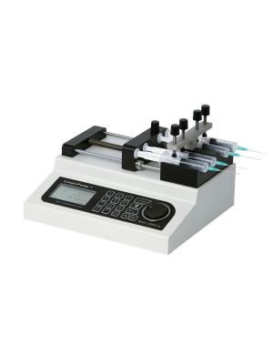 Laboratory syringe pump with up to 4 channels