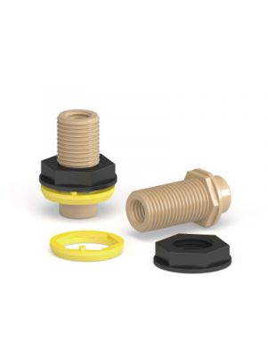 PEEK Female Thread Bulkhead Union