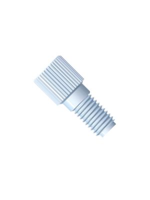 Knurled head flanged / flangeless fitting for 1.6 / 2.0mm OD-Tubing