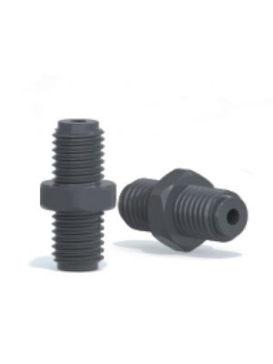 Streight Adapter Male Thread 1/4-28UNF, PPS