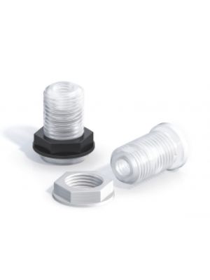 Bulkhead with female Thread 1/4-28UNF - 2-piece set