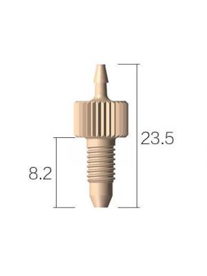 PEEK threaded fitting 10-32UNF - 1/16