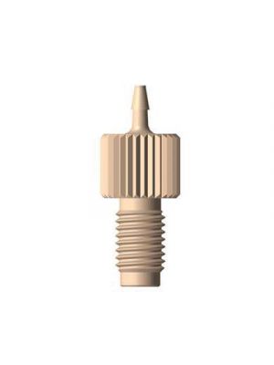 PEEK threaded fitting 1/4-28UNF - 1.0mm - 1.4mm ID
