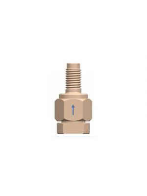 PEEK Inlet Diaphragm Check Valve - 1/4-28 UNF