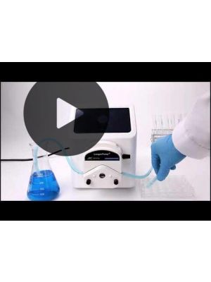 Precise laboratory peristaltic pump 0,15 µl/min–500 ml/min - Many functions, large display
