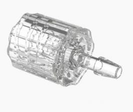 B-EL-100102-PP Male Rotating Luer Lock and Nut Assembly 3/32 ID in ...