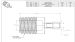 Adapter 1/4 NPT Thread x 3/16 Barb in White Polypropylene