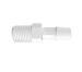 Adapter 1/4 NPT Thread x 3/8 Barb in Non-Animal Derived Polypropylene