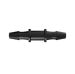Straight Coupler 1/8 ID in Black Nylon