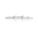 Straight Coupler 1/8 ID in White Nylon