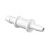 Reduction Coupler 3/32 ID x 1/16 ID in White Nylon