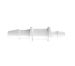 Reduction Coupler 3/32 ID x 1/16 ID in White Nylon