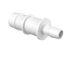 Reduction Coupler 1 ID x 1/2 ID in White Nylon