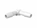 Elbow 1/4 Barb in White Nylon