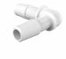 Reduction Elbow 5/16 x 1/4 in White Polypropylene