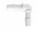 Reduction Elbow 5/16 x 1/4 in White Polypropylene
