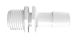 Straight Male Swivel 3/8 Barb in Natural Nylon