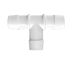 White Prop. Tee 1 Barb