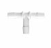 Animal Derivative Free Natural Polypropylene Tee 3/8 Barb Barbs