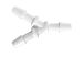 Wye 5/32 Barb in White Nylon