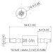 Inline-Miniatur-Einwegfilter – 25-Mikron-Edelstahlsieb (Dutch Weave Gewebe) – 1/16 (1,6 mm) Schlauchanschluss – Polysulfon