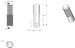 Compact Plug Fitting 1/4-28UNF - PPS