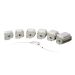 Multichannel laboratory peristaltic pump with up to 24 channels and 10 rollers | 5″ color touchscreen