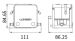 Pump head for dPOFlex PFU for milliliter dosing - 8 rollers