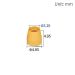 PEEK 1/4-28UNF Compact Fitting - 3.2mm OD Two-Piece Set