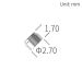 Ultra Mini PEEK Fitting - three-piece set - 6-40 UNF