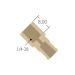 PEEK 1/4-28 UNF Thread Luer Female Adapter