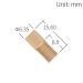 PEEK 1/4-28UNF Compact Fitting - 3.2mm OD Two-Piece Set