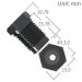  PEEK reducing adapter 1/2-20UNF to 5/16-24UNF - 2-pcs. set
