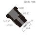  PEEK reducing adapter 1/2-20UNF to 5/16-24UNF - 2-pcs. set