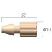 PEEK female threaded fitting 1/4-28UNF - 5/32 (4.0 mm) ID