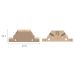 PEEK Mixing T-Adapter - 3 x 10-32 UNF flat bottom