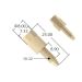 PEEK Plug 10-32 UNF conical