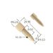 PEEK Plug 10-32 UNF conical