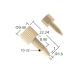 PEEK Plug 10-32 UNF conical